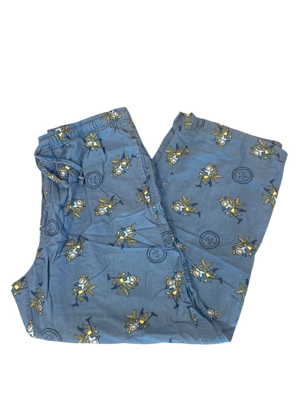Life Is Good Pajamas Pants Jake Adirondack Chair Mens Size XL Cotton